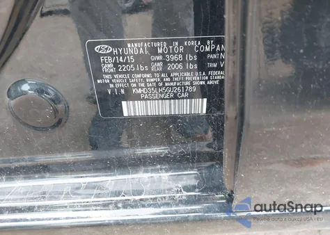 2016 Hyundai Elantra Gt from USA, damaged, VIN KMHD35LH5GU261789